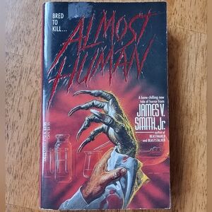 Almost Human Vintage Horror Novel Paperback Book Rare! Htf